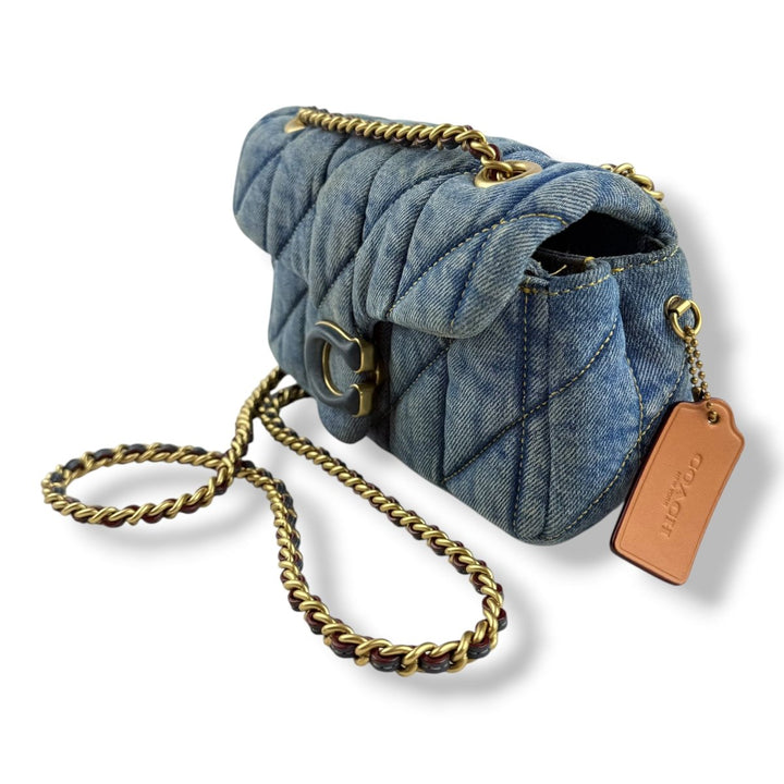 Coach Tabby 20 Navy Denim Handbag - Lux Central