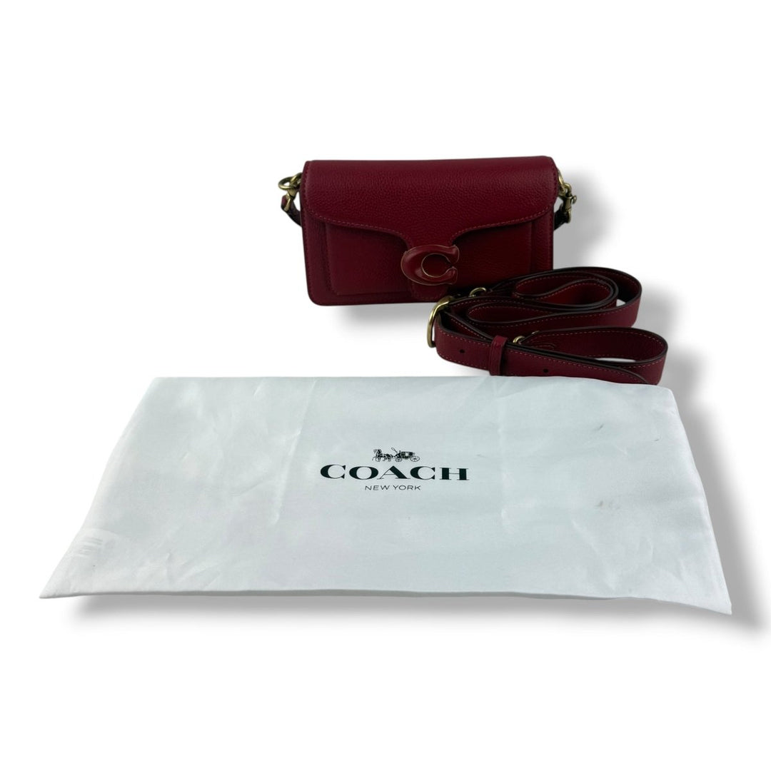 Coach Tabby 20 Red Leather Handbag - Lux Central
