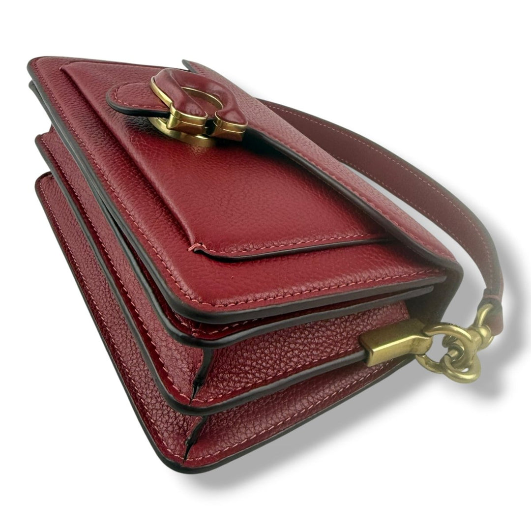 Coach Tabby 20 Red Leather Handbag - Lux Central