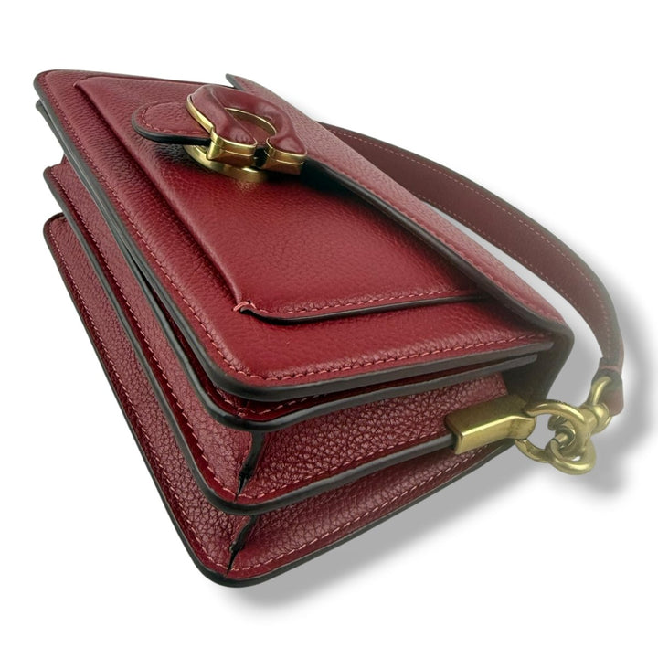 Coach Tabby 20 Red Leather Handbag - Lux Central