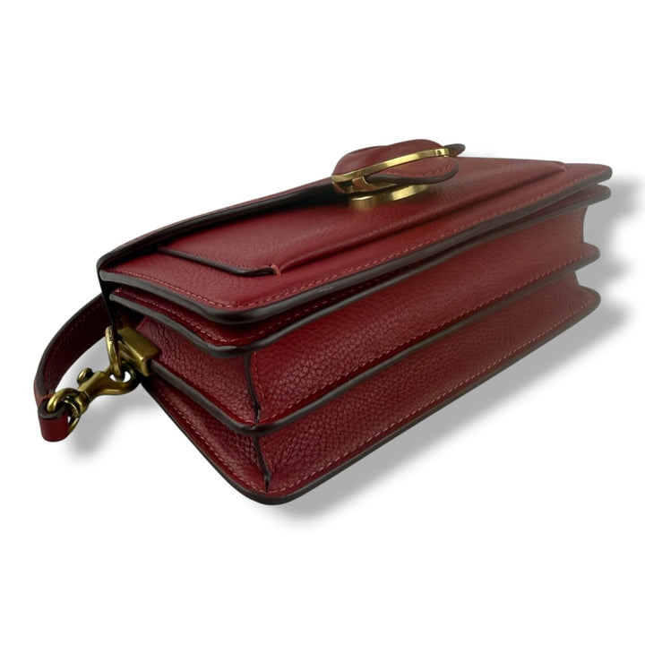 Coach Tabby 20 Red Leather Handbag - Lux Central