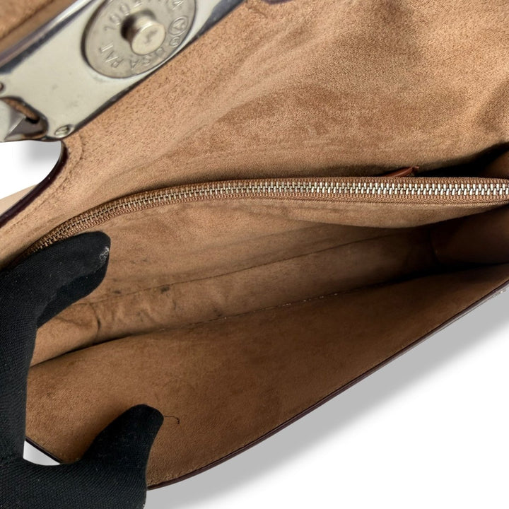 Coach Tabby 26 Beige Leather Handbag - Lux Central