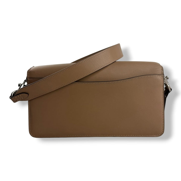 Coach Tabby 26 Beige Leather Handbag - Lux Central