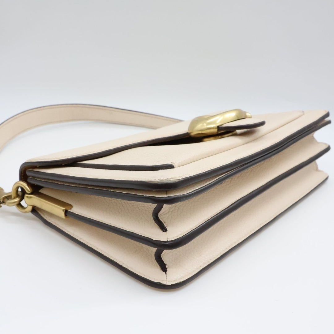 Coach Tabby 26 Cream Leather Handbag - Lux Central