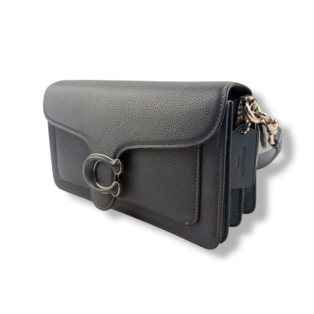 Coach Tabby 26 Navy Leather Handbag - Lux Central