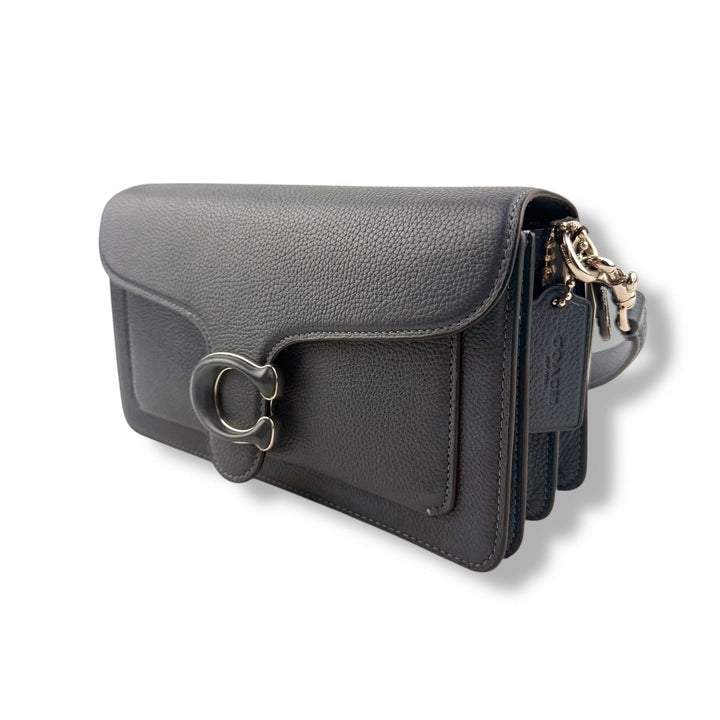 Coach Tabby 26 Navy Leather Handbag - Lux Central