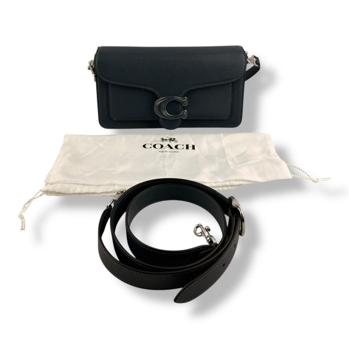 Coach Tabby 26 Navy Leather Handbag - Lux Central