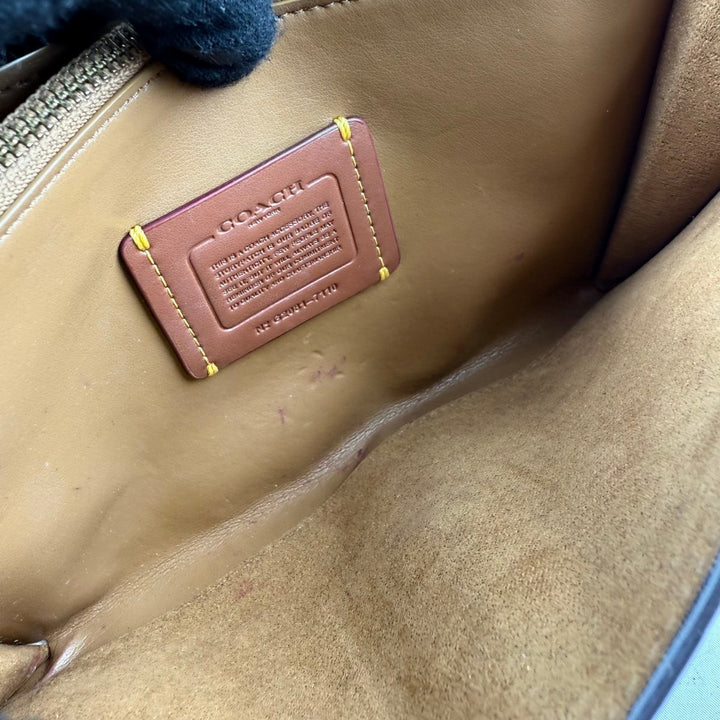 Coach Wallet On Chain Cream Leather Handbag - Lux Central