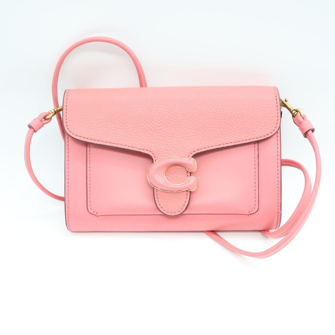 Coach Wallet On Chain Pink Leather Handbag - Lux Central