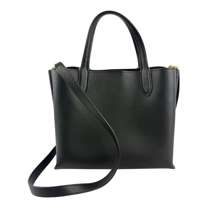 Coach Willow 24 Black Leather Tote Bag - Lux Central