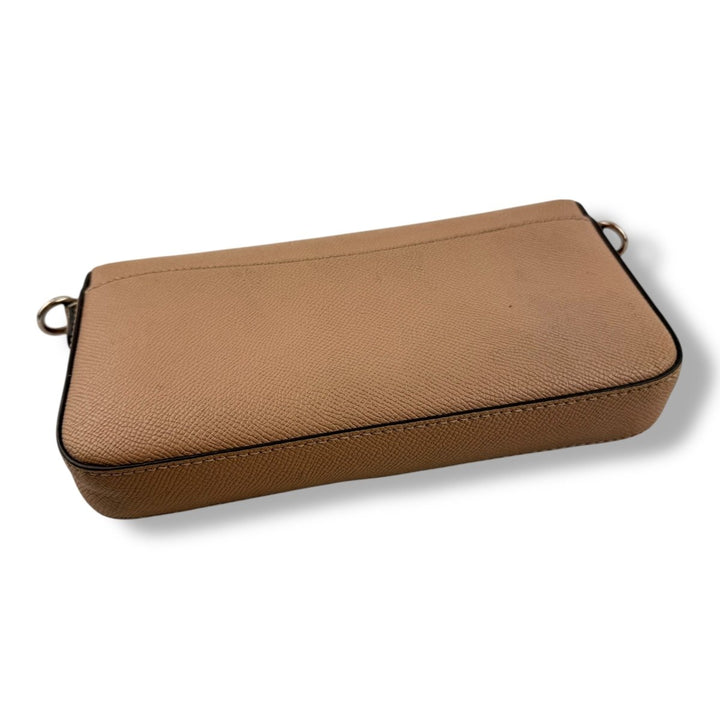 Coach Wyn Beige Leather Crossbody Handbag - Lux Central