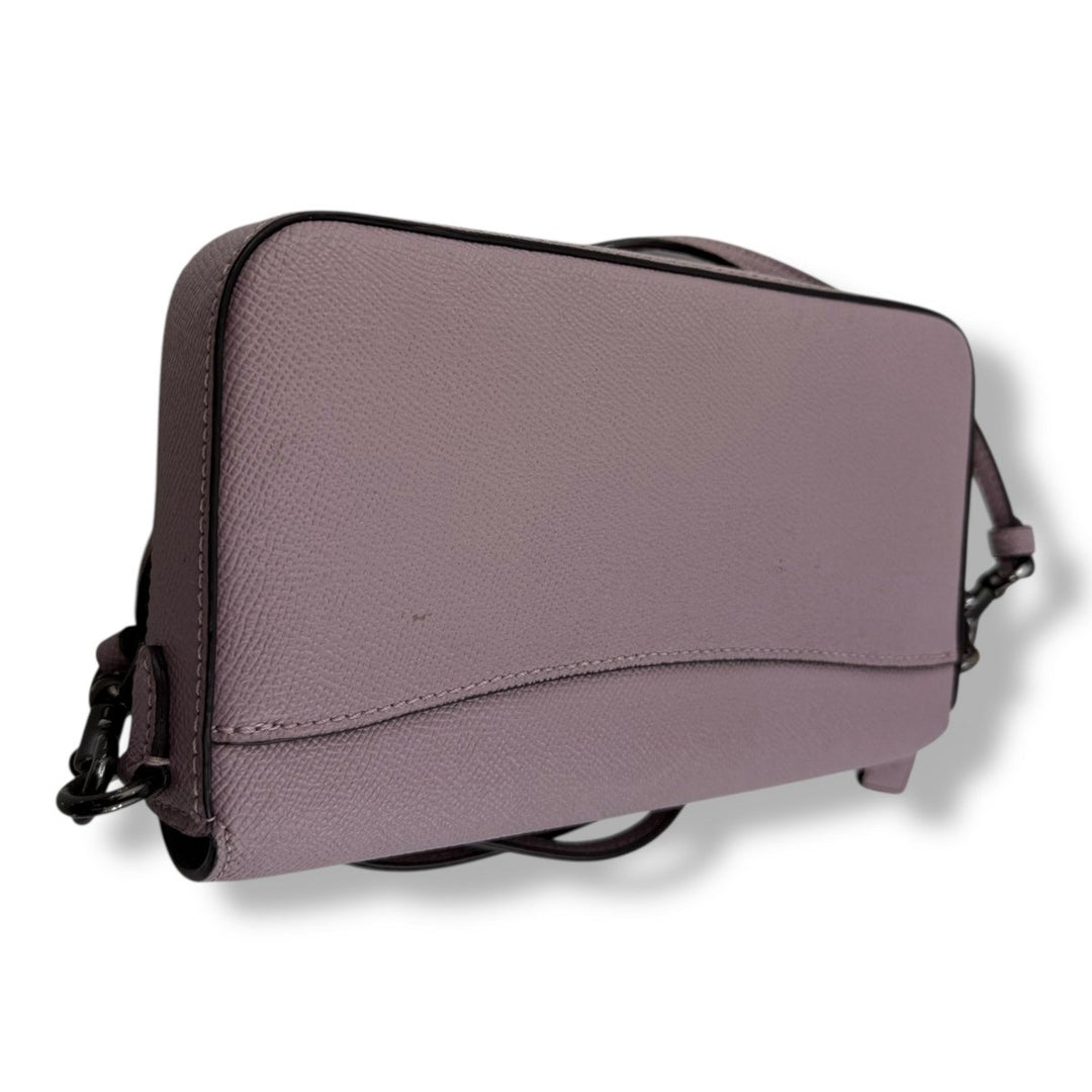 Coach Wyn Lilac Leather Crossbody Handbag - Lux Central