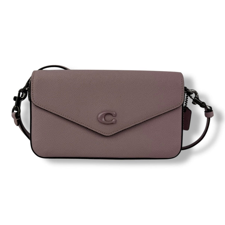 Coach Wyn Lilac Leather Crossbody Handbag - Lux Central
