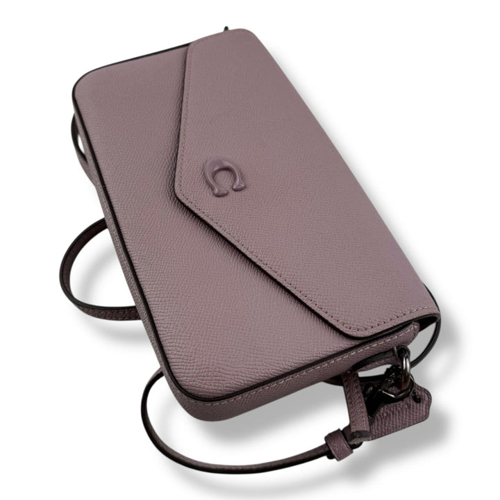 Coach Wyn Lilac Leather Crossbody Handbag - Lux Central