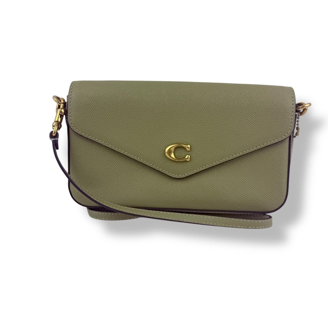 Coach Wyn Olive Leather Crossbody Handbag - Lux Central