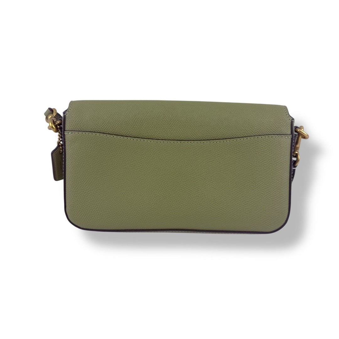 Coach Wyn Olive Leather Crossbody Handbag - Lux Central