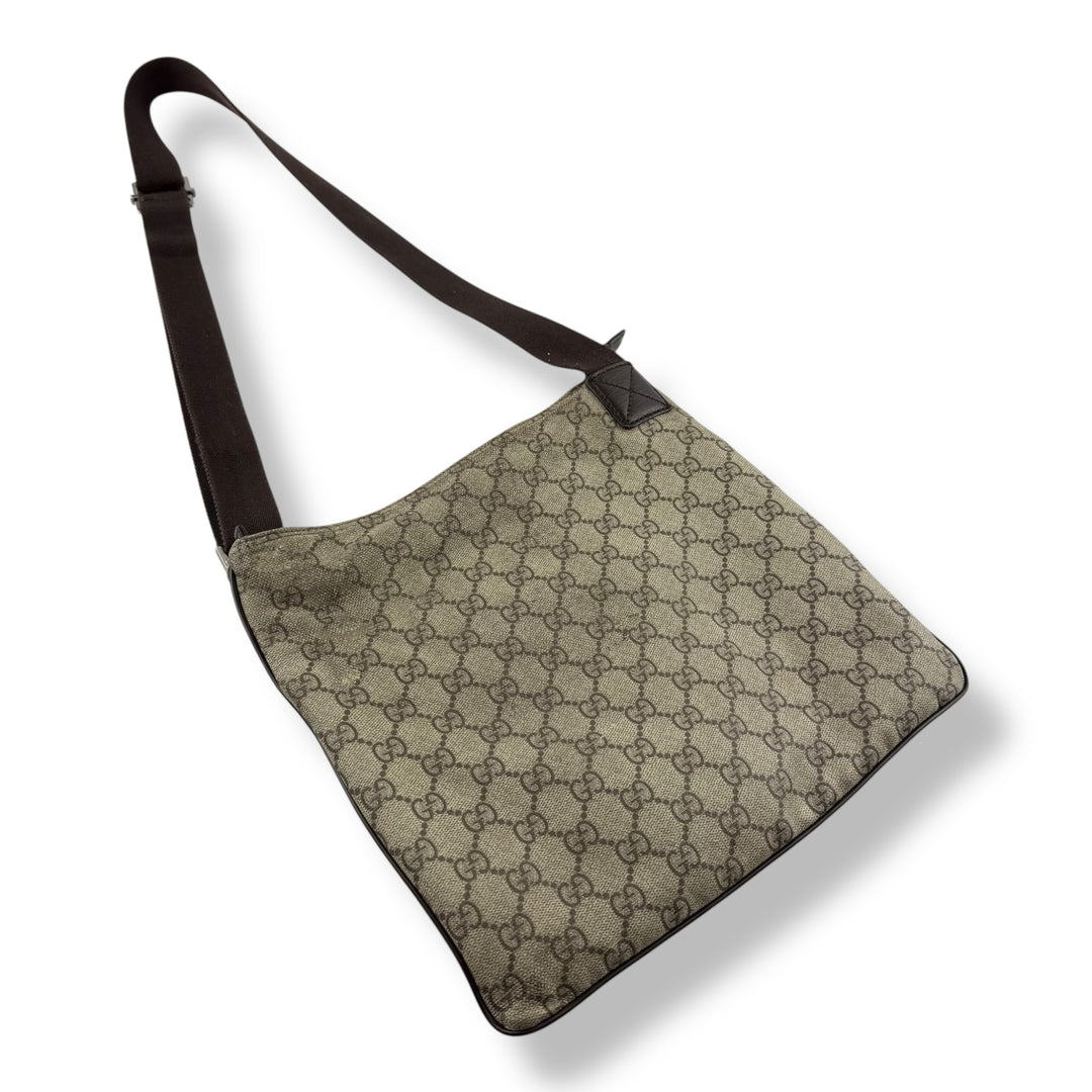 Gucci Messenger Bag GG Supreme Brown Beige