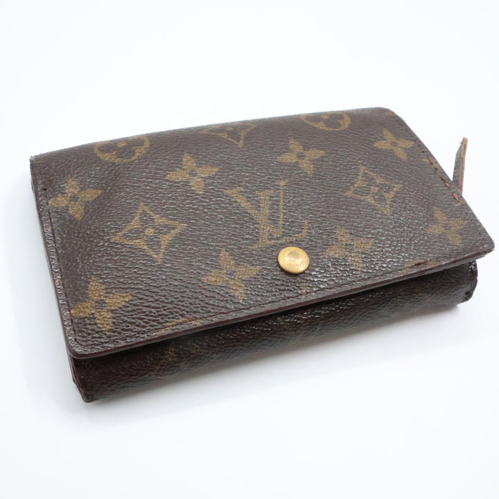 Louis Vuitton Brown Monogram Small Zippy Purse 8598