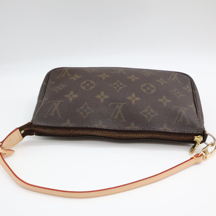 Louis Vuitton Pochette Accessories Brown Monogram Clutch Bag