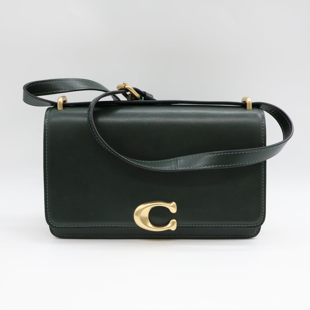 Coach Bandit Green Leather Handbag