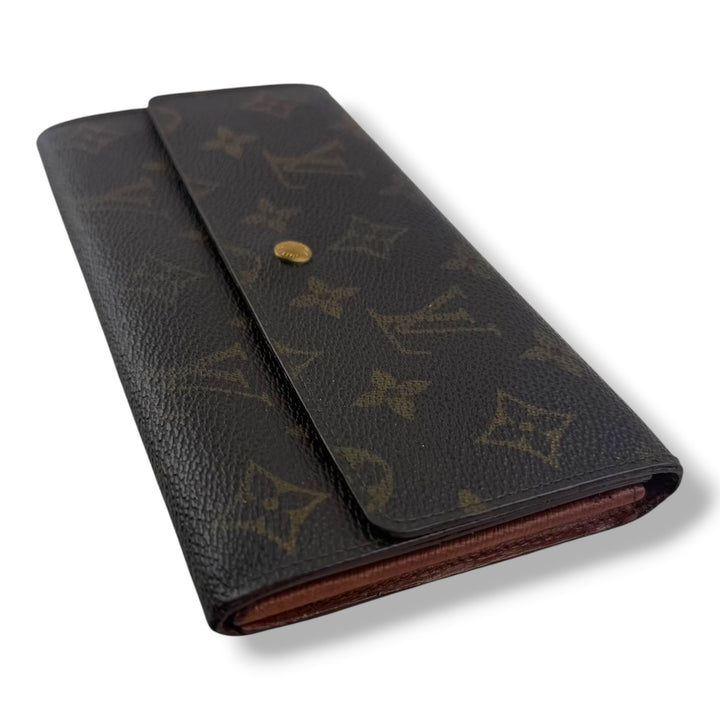 Louis Vuitton Vintage Sarah Brown Monogram Femme Wallet 7718