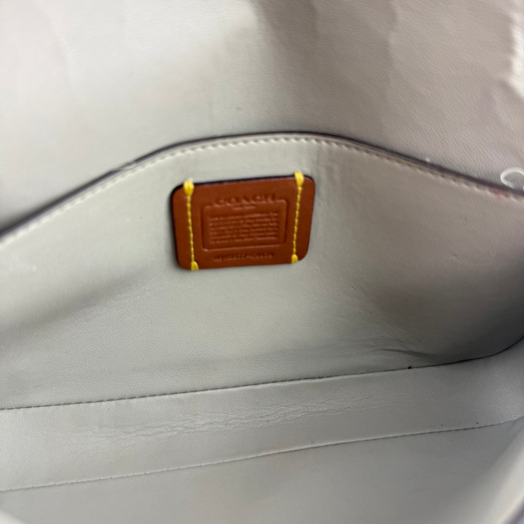 Coach Wyn Grey Leather Crossbody Handbag