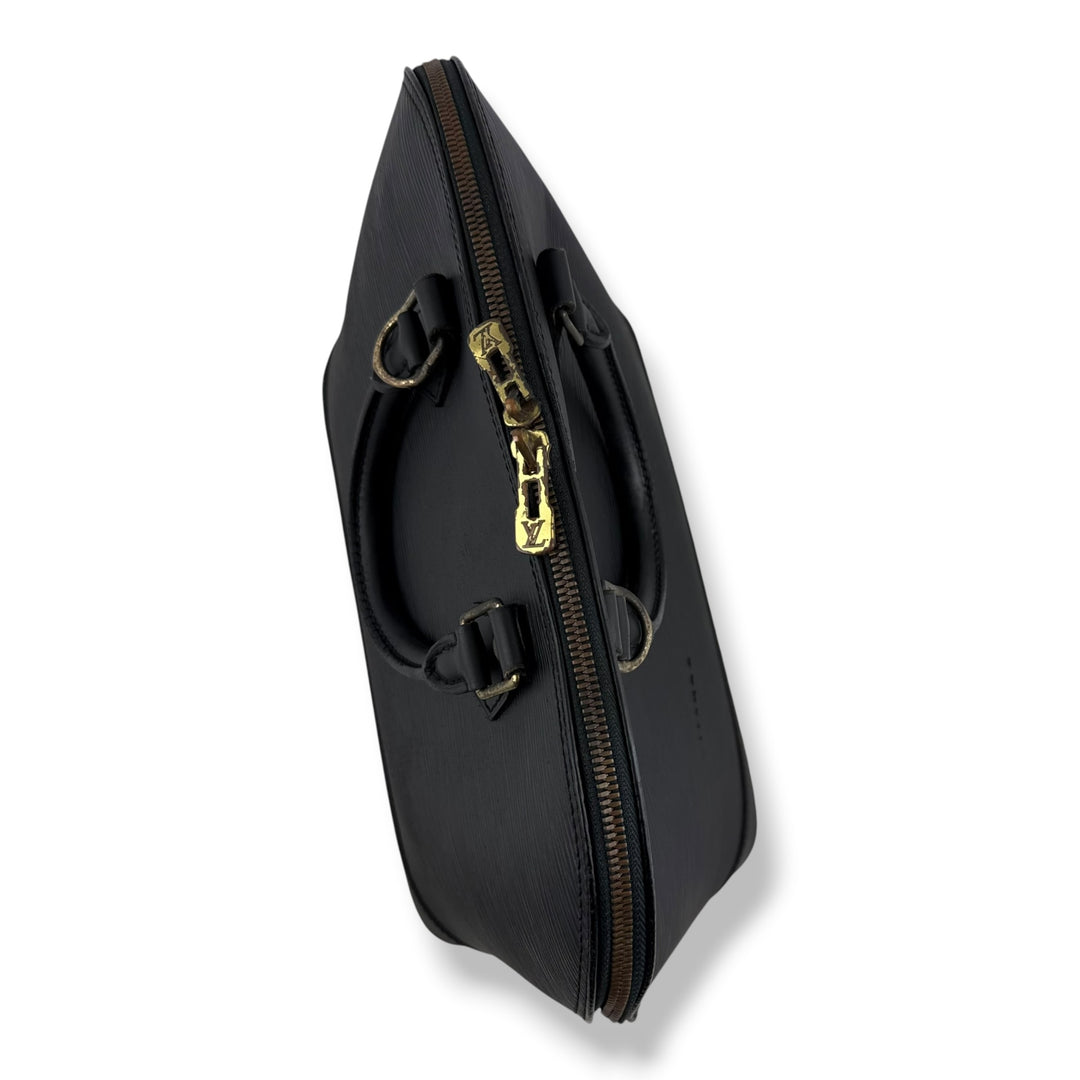 Louis Vuitton Black Epi Leather Alma PM Handbag