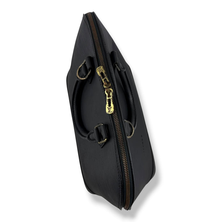 Louis Vuitton Black Epi Leather Alma PM Handbag