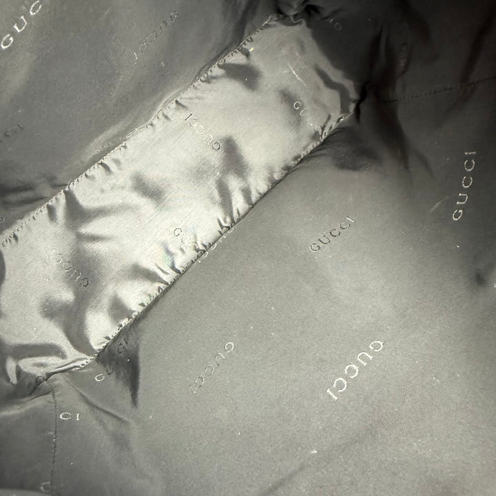 Gucci GG Monogram Black Hobo Shoulder Bag