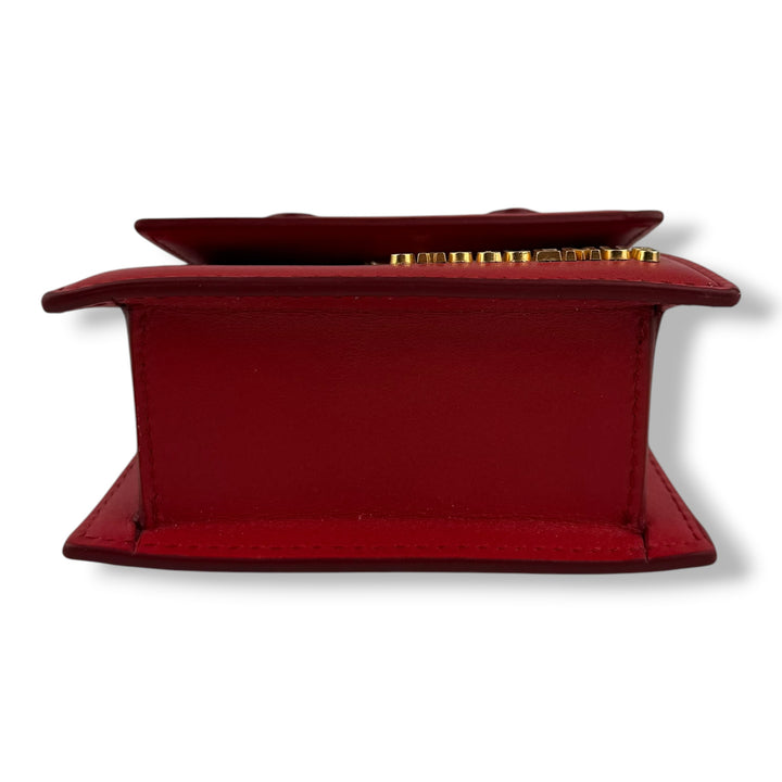 Jacquemus Le Chiquito Red White Moyen Crossbody Handbag