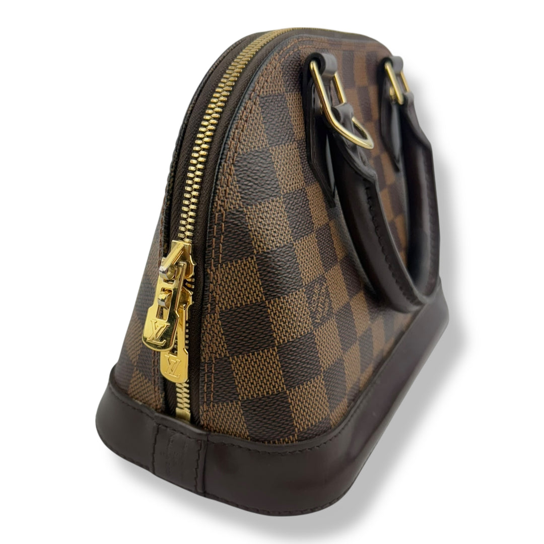 Louis Vuitton Brown Damier Ebene Alma BB Handbag
