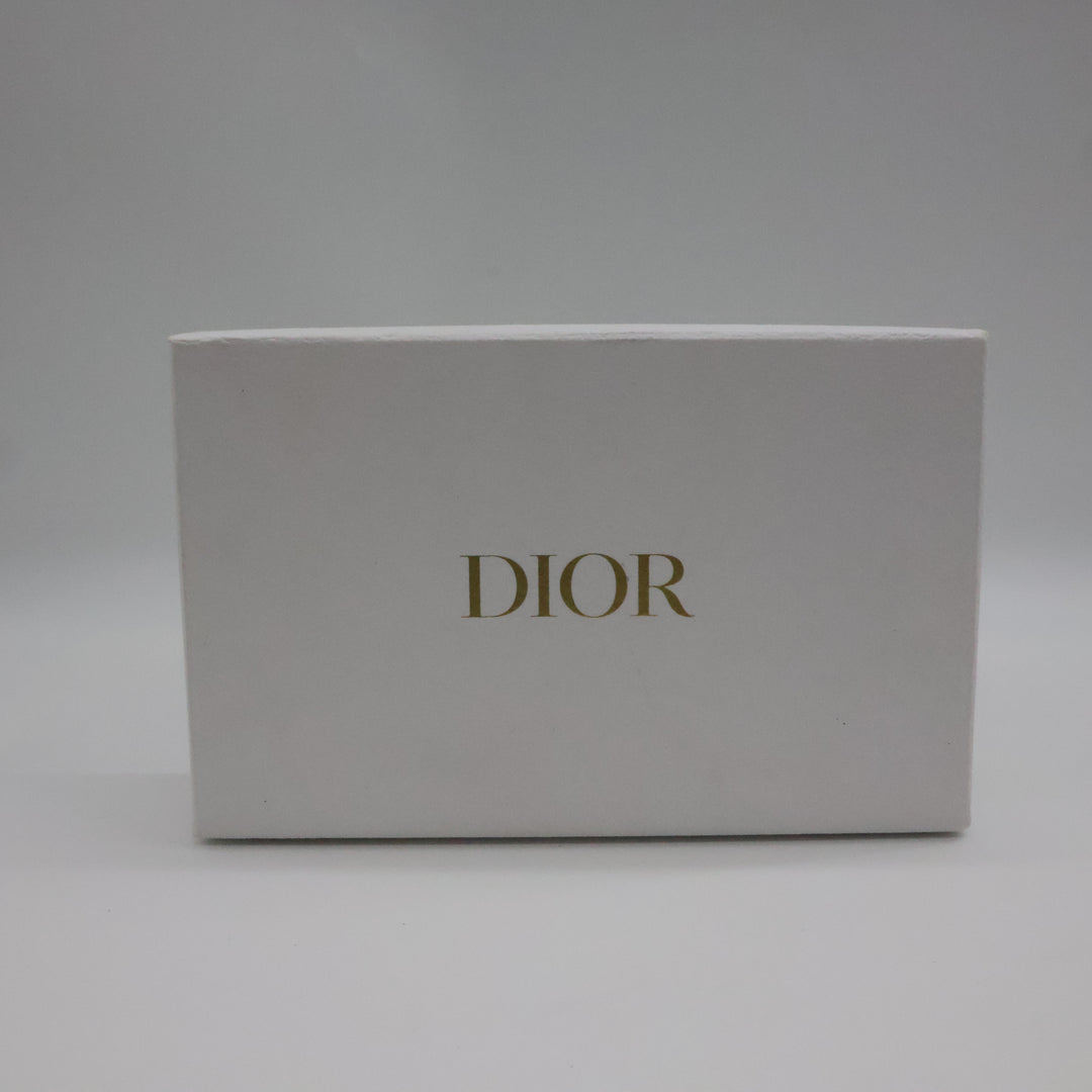 Dior Lady Dior Burgundy Wallet on Chain Pochette Bag
