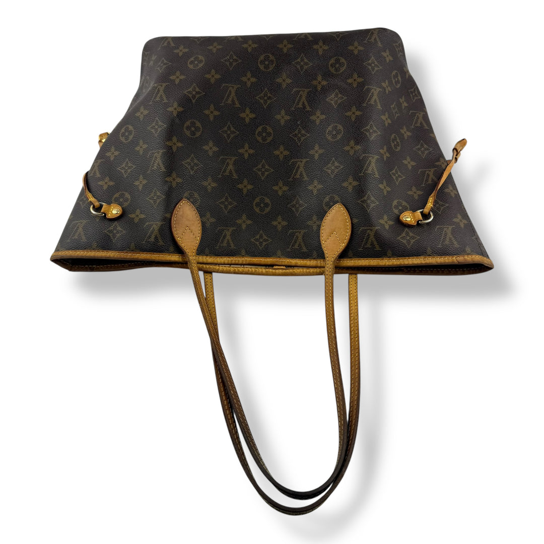 Louis Vuitton Brown Monogram Neverfull MM Handbag