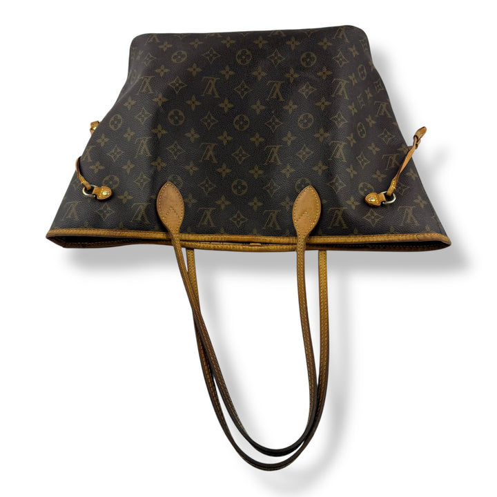 Louis Vuitton Brown Monogram Neverfull MM Handbag