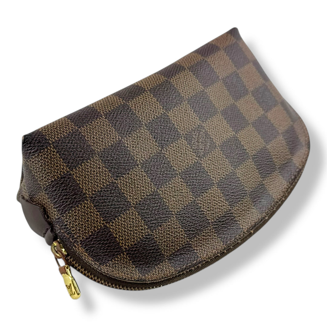 Louis Vuitton Brown Damier Travel Cosmetic Pouch