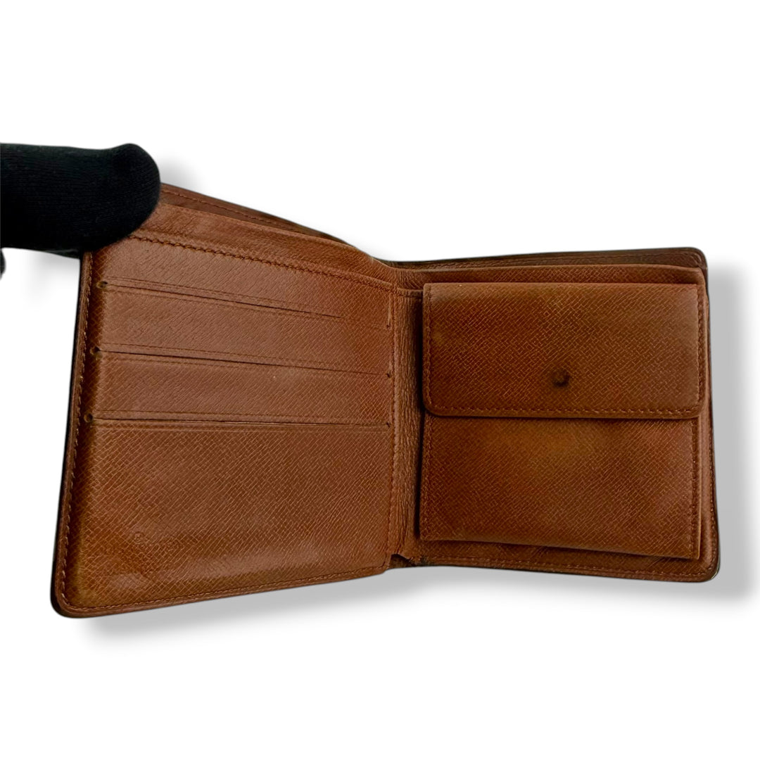 Louis Vuitton Vintage Bifold Brown Monogram Wallet