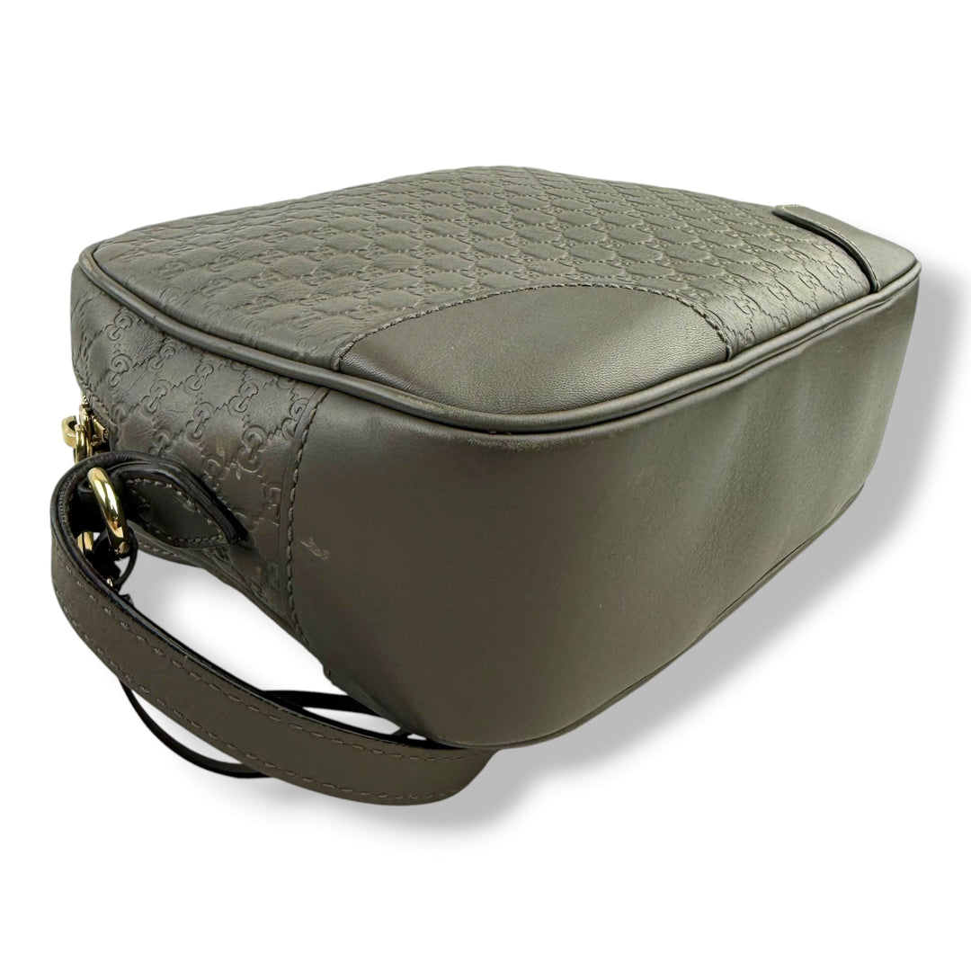 Gucci Bree Microguccissima Grey Crossbody Handbag