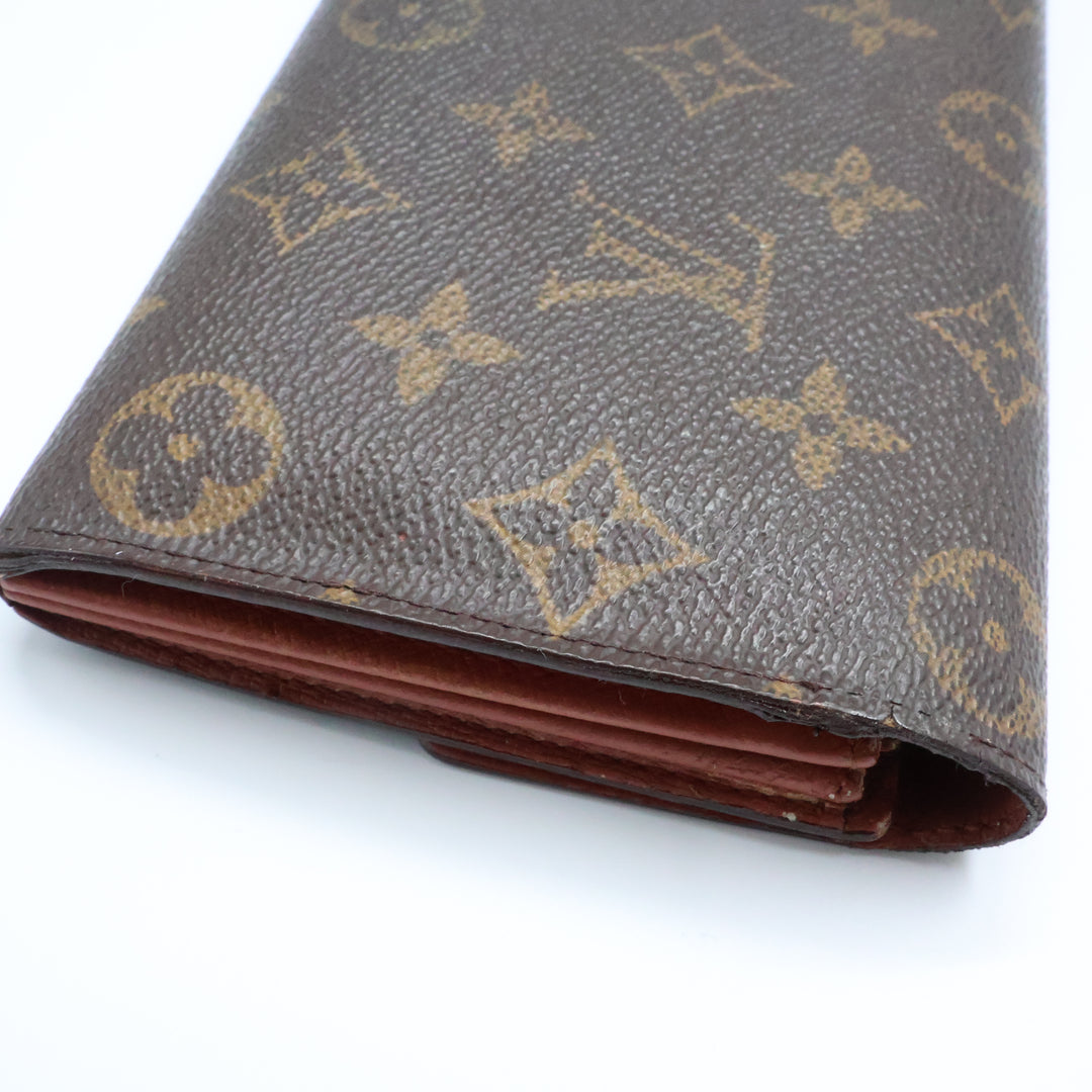 Louis Vuitton Sarah Brown Monogram Femme Wallet 8601