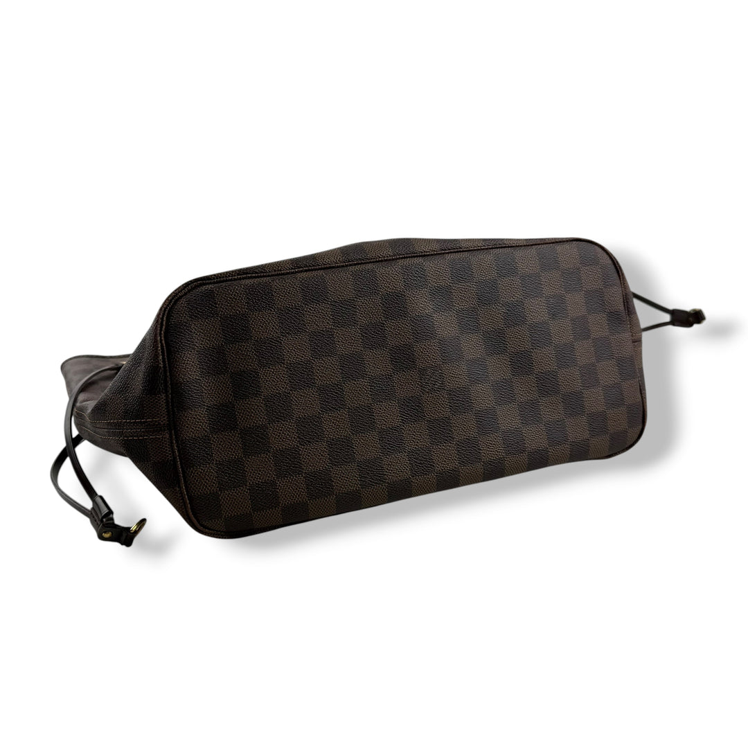 Louis Vuitton Brown Damier Neverfull MM Handbag