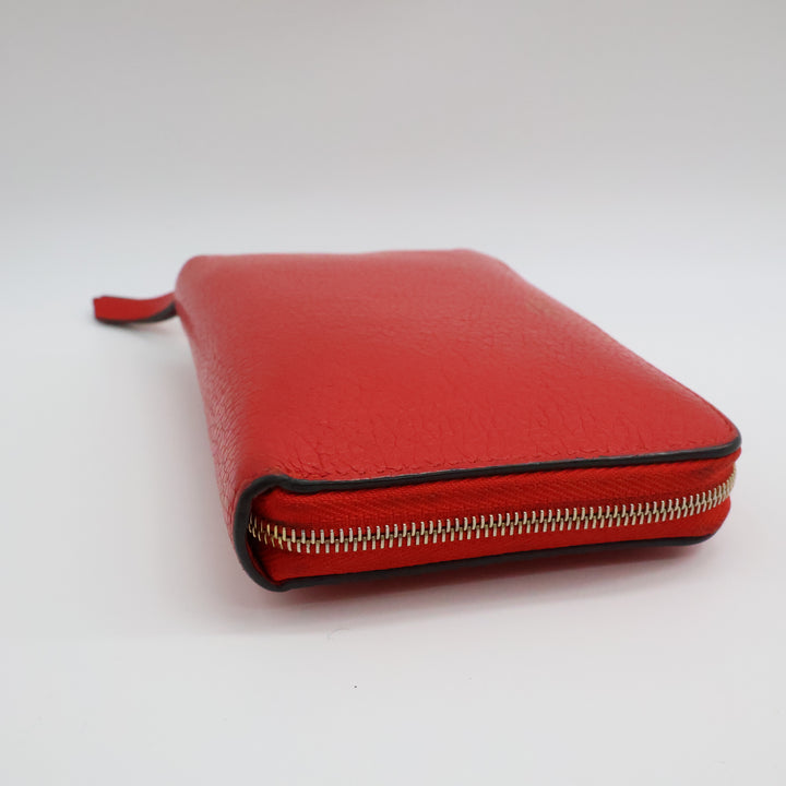 Mulberry Red Zip Around Purse