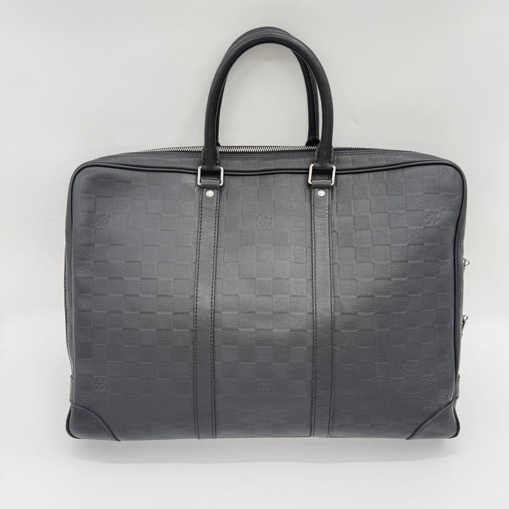 Louis Vuitton Port Documents Voyage Business Bag Infini Leather