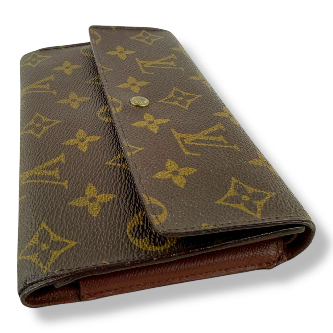 Louis Vuitton Trifold Brown Monogram Femme Wallet