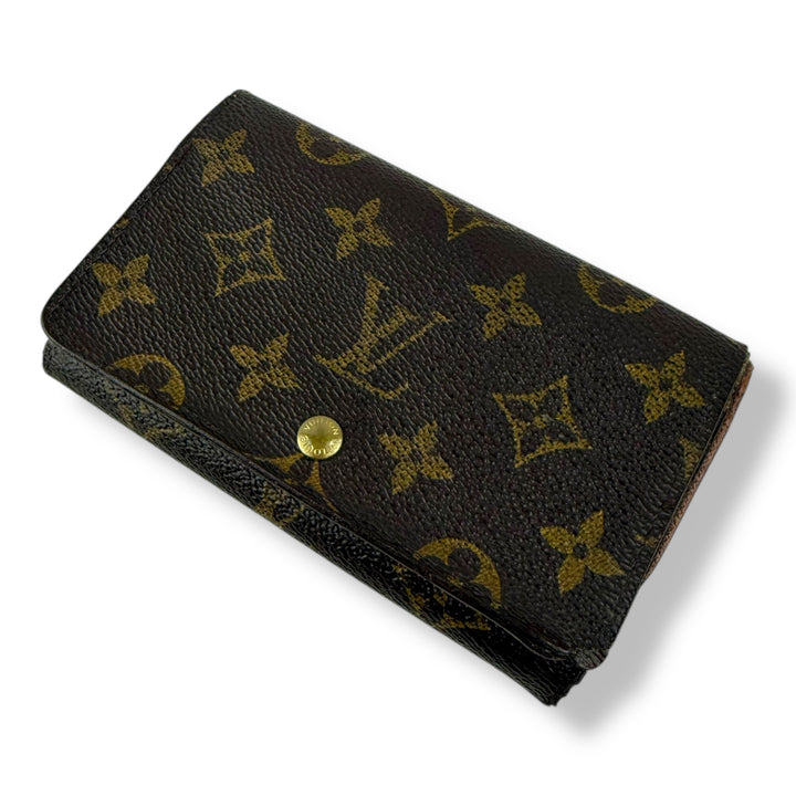 Louis Vuitton Brown Monogram Zippy Clip Purse