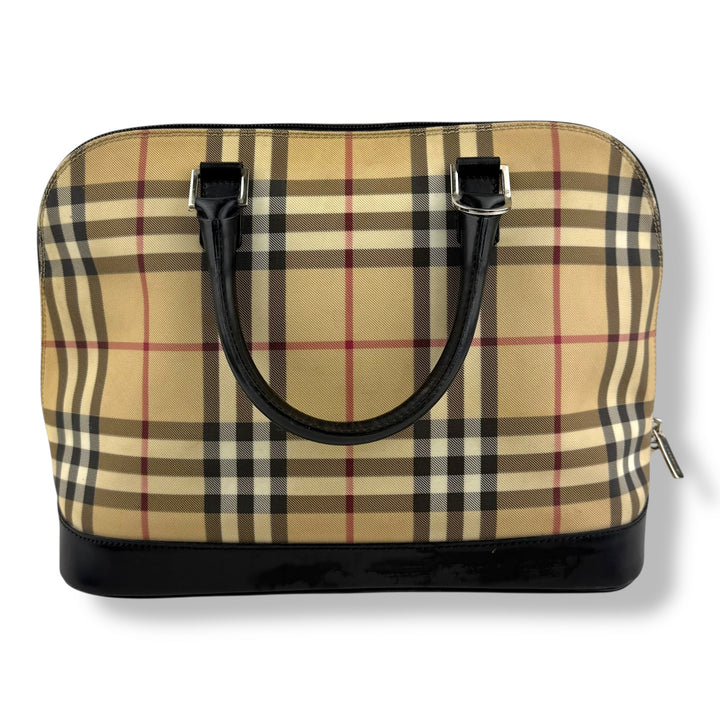 Burberry Nova Vintage Check Dome Handbag