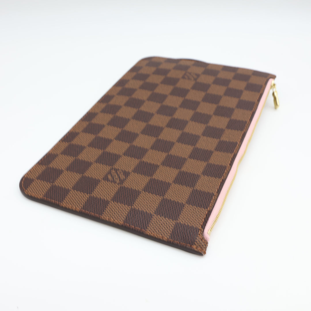Louis Vuitton Damier Ebene Neverfull MM Clutch Pouch