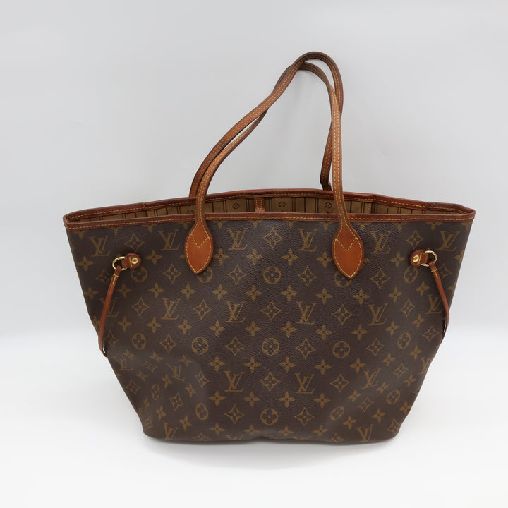 Louis Vuitton Brown Monogram Neverfull MM Handbag