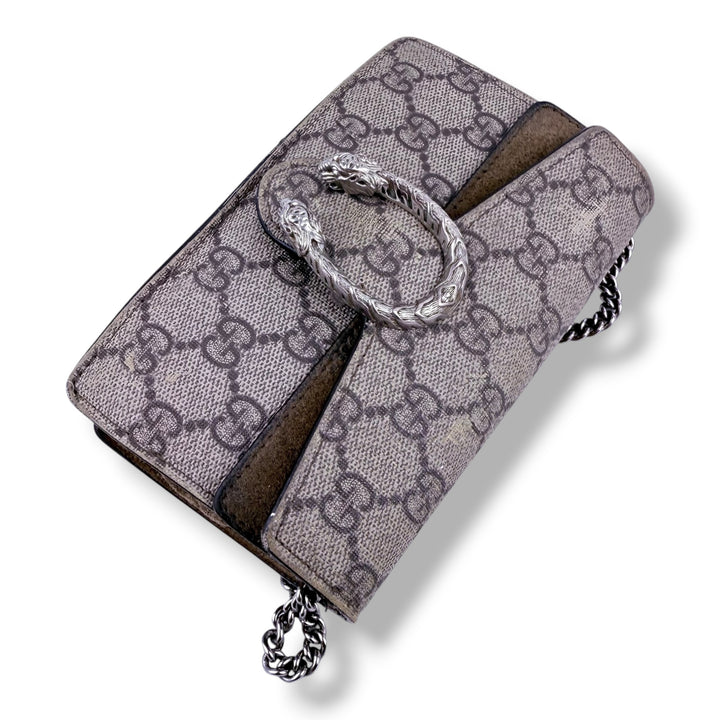 Gucci GG Dionysus Beige Super Mini Handbag