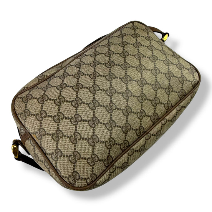 Gucci GG Beige Monogram Shoulder Crossbody Bag