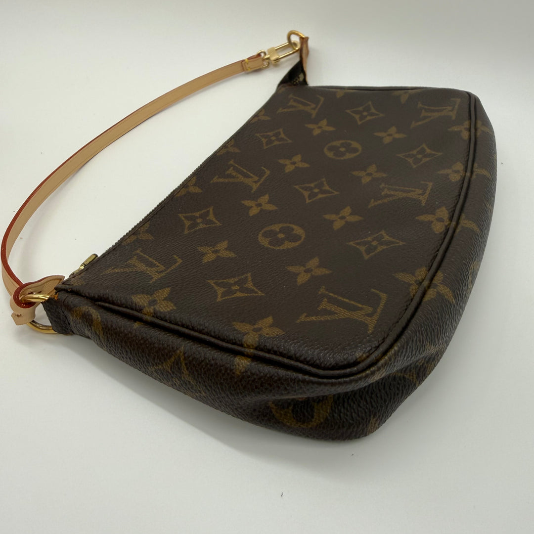 Louis Vuitton Pochette Accessories Brown Monogram Clutch Bag