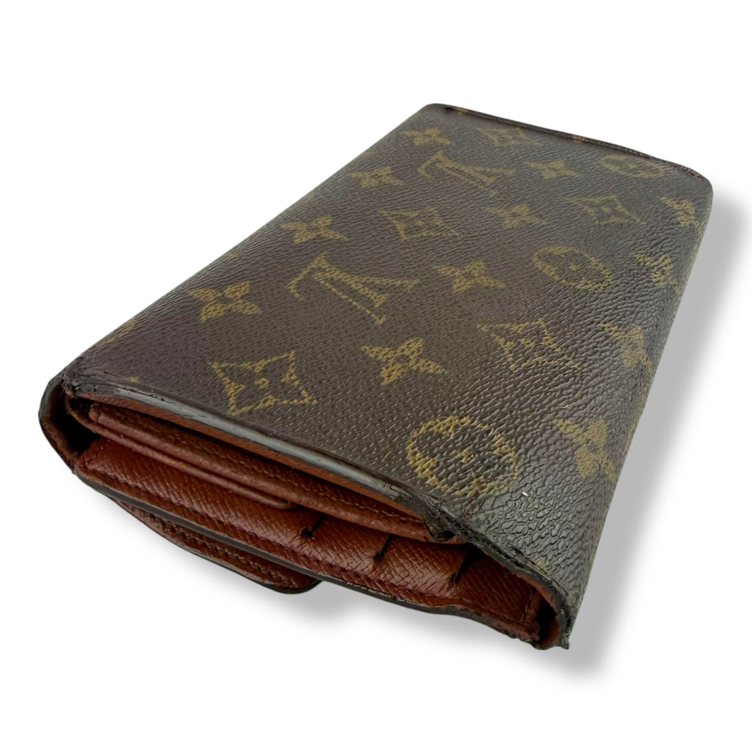 Louis Vuitton Trifold Brown Monogram Femme Wallet